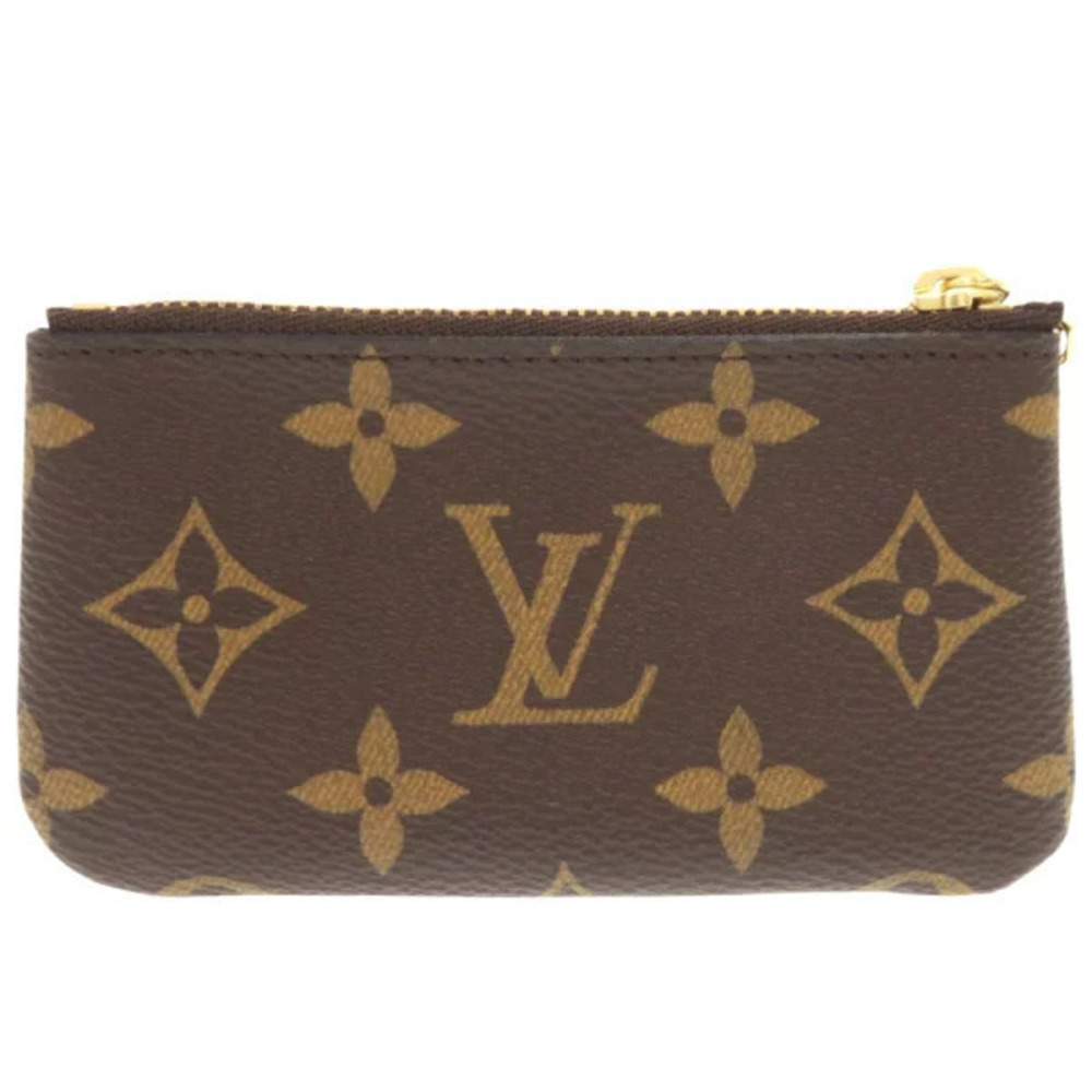 Louis Vuitton case coin Wallet Monogram Pochette LV Brown